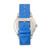 Unisex Electric Blue Leatherette Strap Watch 41mm