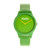 Unisex Splat Green Leatherette Strap Watch 38mm