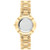 Women's Faceto Swiss Quartz Yellow Physical Vapor Deposition Bracelet Watch 28mm