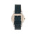 Quartz The 5300 Black Dial, Genuine Blue Leather Watch 40mm