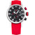 Men's Speedboat Red Silicone Performance Timepiece Watch 46mm