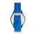 Unisex Splat Blue Leatherette Strap Watch 38mm