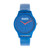 Unisex Splat Blue Leatherette Strap Watch 38mm