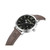 Men's Clarksville Dark Brown Leather Strap Watch 48mm