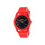 Unisex Storm Red Silicone Strap Watch 40mm