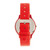 Unisex Jubilee Orange Leatherette Strap Watch 36mm
