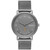 Men's Kuppel Quartz Three Hand Gray Stainless Steel Watch, 44mm