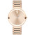 Women's Bold Horizon Swiss Quartz Ionic Plated Carnation Gold-Tone Steel Watch 34mm