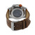 GV2 Men's Contasecondi Brown Leather Automatic Strap Watch 43 mm