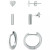 3-Pc. Set Stud & Huggie Hoop Earrings, Created for Macy's