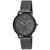 Unisex Quartz Black Alloy Watch 37mm