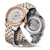 Women's Swiss Le Locle Automatic Lady Diamond Accent Two-Tone Stainless Steel Bracelet Watch 29mm