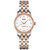 Women's Swiss Automatic Baroncelli Diamond-Accent Two-Tone Stainless Steel Bracelet Watch 29mm