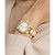 BOLD Iconic Women's Swiss Gold-Tone Bracelet Watch 36mm