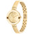Women's Bold Bangles Swiss Quartz Ionic Light Gold-Tone 2 Plated Steel Crystal Bangle Watch 28mm