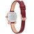 Women's Swiss Gancini Red Leather Strap Watch 23mm