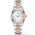 Women's Swiss Conquest Classic Diamond (1/20 ct. t.w.) Two-Tone Stainless Steel Bracelet Watch 34mm