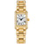 Women's Swiss Classics Carree Diamond (3/8 ct. t.w.) Gold-Tone Stainless Steel Bracelet Watch 23mm