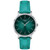 Women's Swiss Everytime Green Faux Leather Strap Watch 34mm