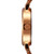 Women's Swiss Lovely Rose Gold-Tone PVD Stainless Steel Bracelet Watch 20mm