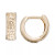 Textured Wide Huggie Hoop Earrings