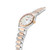 Women's Swiss Highlife Diamond (1/10 ct. t.w.) Two-Tone Stainless Steel Bracelet Watch 31mm