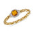 Citrine Turbo Bangle Bracelet (8-1/2 ct. t.w.) in Sterling Silver & 14k Gold-Plate