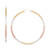 Tri-Tone Diamond-Cut Hoop Earrings (45MM) in 14k Yellow, White & Rose Gold-Plated Sterling Silver