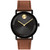 Men's Bold Evolution 2.0 Swiss Quartz Cognac Leather Watch 40mm