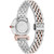 Women's Swiss Gancini Two Tone Stainless Steel Bracelet Watch 28mm