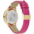 Women's Swiss Medusa Alchemy Pink Leather Strap Watch 38mm