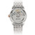 Women's Swiss Automatic Baroncelli Smiling Moon Two Tone Stainless Steel Bracelet Watch 33mm