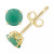 Sapphire Solitaire Stud Earrings (1-1/5 ct. t.w.) in 14k Gold (Also in Emerald & Ruby)