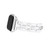 Women's Three Row Silver-Tone Alloy with White Enamel Bracelet and Silver-Tone Stainless Steel Adaptors Compatible with 38mm, 40mm, 41mm Apple Watch