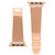 42/44/45mm Apple Watch Bracelet in Rose Gold Stainless Steel Mesh With Crystal Adaptors
