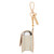 Women's Blush Pink and Beige Faux Leather Holder with Rose Gold-Tone Alloy