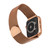 Rose Gold Tone/Gold Tone-Tone Stainless Steel Mesh Band Compatible with 42/44/45/Ultra 49mm Apple Watch