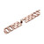 Tiara Rose Gold Plated Stainless Steel Alloy and Rhinestone Band for Apple Watch, 38mm-40mm