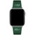 Striping Green Leather Strap for Apple Watch® 38mm/40mm