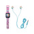 Kid's Purple Glitter Unicorn Silicone Strap Touchscreen Smart Watch 42mm with Earbuds Gift Set