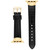 Women's Black Genuine Leather Strap Compatible with Apple Watch 38, 40, 41mm