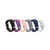 Unisex Fitbit Versa Charge 3 Assorted Silicone Watch Replacement Bands - Pack of 6