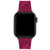 Crocodile Print Bordeaux Silicone Strap for Apple Watch® 38mm/40mm