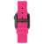 Women's Bright Pink Swirl Logo Silicone Strap Compatible with 38, 40, 41mm Apple Watch