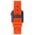 Women's Orange Swirl Logo Silicone Strap Compatible with 38, 40, 41mm Apple Watch