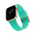 Teal Woven Silicone Band Compatible with 42/44/45/Ultra 49mm Apple Watch