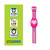 Kids Hearts Pink Silicone Strap Smart Watch 42.5mm