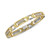 Men's Diamond (1 ct. t.w.) Bracelet in 10k Yellow & White Gold