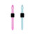 Breathable Sport 2-Pack Mint and Pink Silicone Bands for Apple Watch, 38mm-40mm