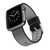 Black Nylon Band for Apple Watch, 42, 44, 45, Ultra 49mm